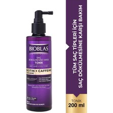 Bioblas Biotin Ve Kafein Saç Dökülmesine Karşı Tonik 200 ml Saç Bakım Toniği