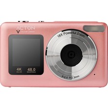 Acton Selfix Dijital Fotoğraf Makinesi (Pembe) | Acton Türkiye Karacasulu Garantili