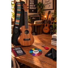 Midex SP-21M Set Maun Soprano Ukulele (Softcase Capo Metod Nota Sticker Askı Pena)