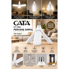 Cata 3 Kollu Pervane Ampul Beyaz 42W Ct-1152