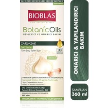 Bioblas Botanic Oils Sarımsaklı Şampuan 360 ml Saç Dökülmesine Karşı, Güçlendirici