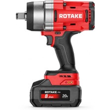 Rotake T5 3/4 Akülü Darbeli Somun Sıkma ve Sökme Makinesi 20V 8.0AH 2400 Nm