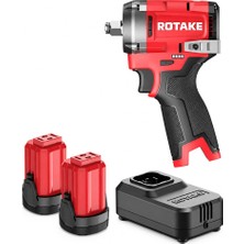 Rotake T11 1/2 Akülü Darbeli Somun Sıkma ve Sökme Makinesi 16V 2.0AH 750 Nm