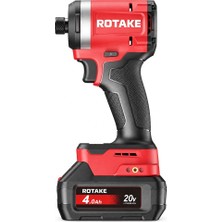 Rotake S1 1/4 Akülü Darbeli Vidalama Kömürsüz 20V 4.0AH 260 Nm
