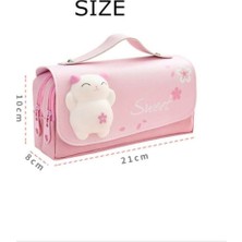 Senacacollection Squishy Kalem Kutusu Kapaklı Kalemlik
