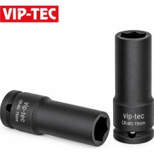 Vıp-Tec 1/2 Altı Köşe Havalı Derin Lokma 21 mm