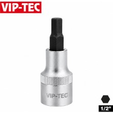 VIP-TEC 1/2 H14 Lokmalı Allen Uç Kısa 14 mm