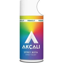 Akçalı Sprey Boya Parlak Beyaz RAL301, 400ML