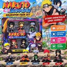 Hepsilazım Naruto Oyuncak Figürler 5 Li Karakter Set Sasuke Naruto Kakashi Gaara Itachi