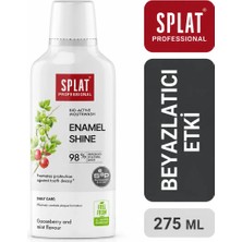 SPLAT Enamel Shine Alkolsüz Ağız Gargarası 275 ml Diş Minesine Parlaklık ve Güçlendirme Sağlar