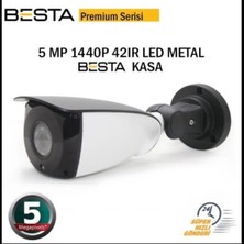 Pileli Store Premium 5 Mp 1440P 42 LED Metal Kasa Ahd Güvenlik Kamerası KD-2209