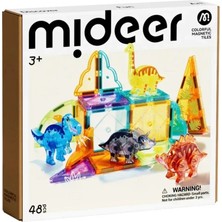 Mideer Magnetic Tiles - Jurassic Macerası