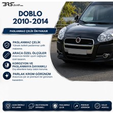Brsplast Fiat Doblo Uyumlu 2010 ve Üzeri Krom Ön Panjur Paslanmaz Çelik