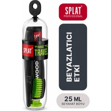 Splat Blackwood Diş Macunu 25 gr ve Seyahat Seti Orta Sertlikte Diş Fırçası ile Ekstra Yumuşak Kıllar