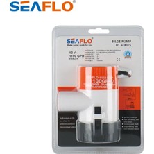 SEAFLO 1100 Gph Sintine Pompası - 12V / 70 L/Dakika - Yüksek Kapasiteli Marin Su Tahliye Pompası