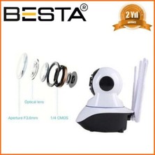 Pileli Store 2 Mp 1080P 5 Antenli Kablosuz Bebek Kamerası KD-1605