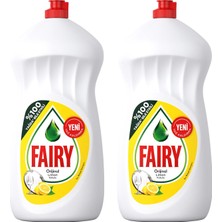 Fairy Bulaşık Deterjanı Limon 1350 ml 2 Li