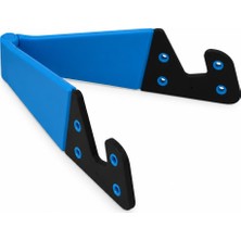 Stand Market Telefon Tablet Standı V Model Mavi – Ayarlanabilir