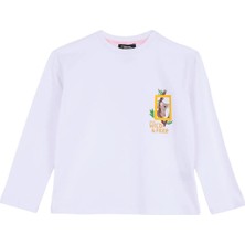 National Geographic Beyaz Kız Çocuk T-Shirt N6WG-TST4863
