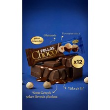 Fellas Choco - Çikolata Kaplı Fındıklı Meyve Bar (35 g) x 12 Adet