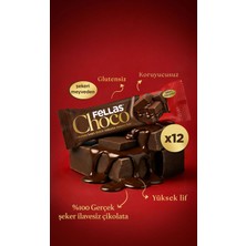 Fellas Choco - Çikolata Kaplı Duble Kakaolu Meyve Bar (35 g) x12 Adet