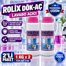Rolix 2'li Dök Aç Lavabo Açıcı 1 kg