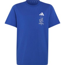 Adidas Mavi Erkek Çocuk T-Shirt KH3201 J Mc Tee