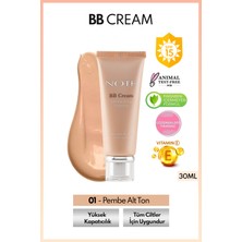 BB Cream SPF 15 Nemlendirici Etkili Yoğun Kapatıcı BB Krem - 01 Orta