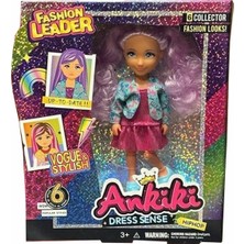 PopŞeker Ankiki Moda Ikonu Bebek Seti - Aksesuarlı ve Elbiseli Oyuncak Bebek, Çocuk Hayal Gücü Geliştirici Eğitici Oyun Seti