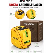 Heilber BA011513 Yeşil Nokta Şaküllü Lazer Hizalama Cihazı Profesyonel Lazer Terazi Kompakt