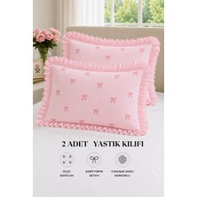 Uçkan Home 2’li Pamuklu Fırfırlı Yastık Kılıfı 50X70 cm