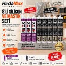Selsil 8’li Silikon ve Mastik Seti