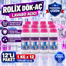 Rolix 12'li Dök Aç Lavabo Açıcı 1 kg