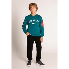 Ay Kids Erkek Çocuk  Sweatshirt  Eşofman Takımı Alt Üst 2 Parça 4055-Y