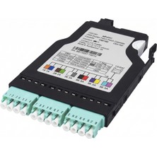 Nets Shop Nets DNE-MPO-CAS-12F-B-LC-MM Kaset 12F Mpo/3xquad Lc Upc mm Om4 Fiber Modül