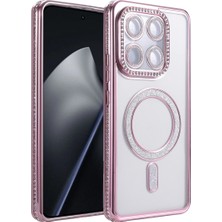 Eco Port Fa Aksesuar Newface Xiaomi Mi 17T Joke Simli Magneticsafe Kılıf - Pembe