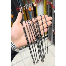 Uçar Doğal Taş Hematit Taşı 4x6mm Altıgen Silindir Kesim Doğal Taş Diziler