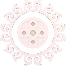 Motifpiyer Hazır Spotlu Tavan Paneli Matris-Radius Modern LED Uyumlu Tavan Göbeği/Viktorya-Dış-Çitali