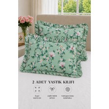 Uçkan Home 2’li Pamuklu Fırfırlı Yastık Kılıfı 50X70 cm
