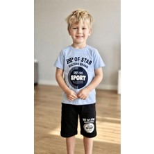 Sinem Çeyiz Summer Cool 5108 Erkek Çocuk Spor Şort T-Shirt Takım