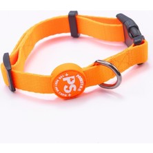 Pawstar Neon Turuncu Köpek Boyun Tasması Ayarlanabilir Köpek Tasması