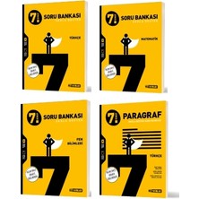 Hız Yayınları 7.sınıf Türkçe-Matematik-Fen Bilimleri-Paragraf Soru Bankası Yeni