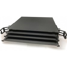 Nets Shop Nets DNE-MPO-FPP-1U-144 Mpo/mtp Yüksek Yoğunluklu 1u Fiber Patch Panel (3 Katman)