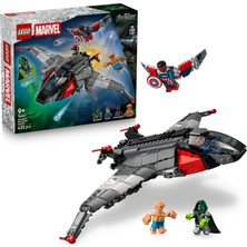 LEGO® ǀ Marvel Avengers: Doomsday Quinjet 76347 - 9 Yaş ve Üzeri Çocuklar Için Minifigür Içeren Oyuncak Yapım Seti (433 Parça)