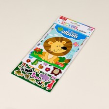 Tanex Hayvan Temalı Parlak Sticker - Renkli