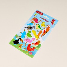 Tanex Hayvan Temalı Sticker - Renkli