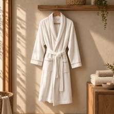 Evidea Soft Luma Bambu Unisex Bornoz - Beyaz - L/xl Beden