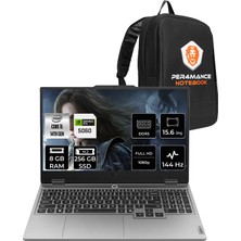 Lenovo Loq 15IRX10 Intel Core I5 14500HX Rtx 5060 8gb 100W 8gb Ram 256GB SSD 15.6" Full Hd (1920X1080) 144Hz Freedos 83JE012LTRP301 Gaming Laptop + Per4 Çanta