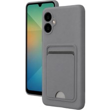 Tbl Dekor Samsung Galaxy A07 4g Kelvin Kartvizitli Silikon - Gri