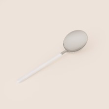 Evidea Kitchen Raya Servis Kepçesi - Platin / Beyaz